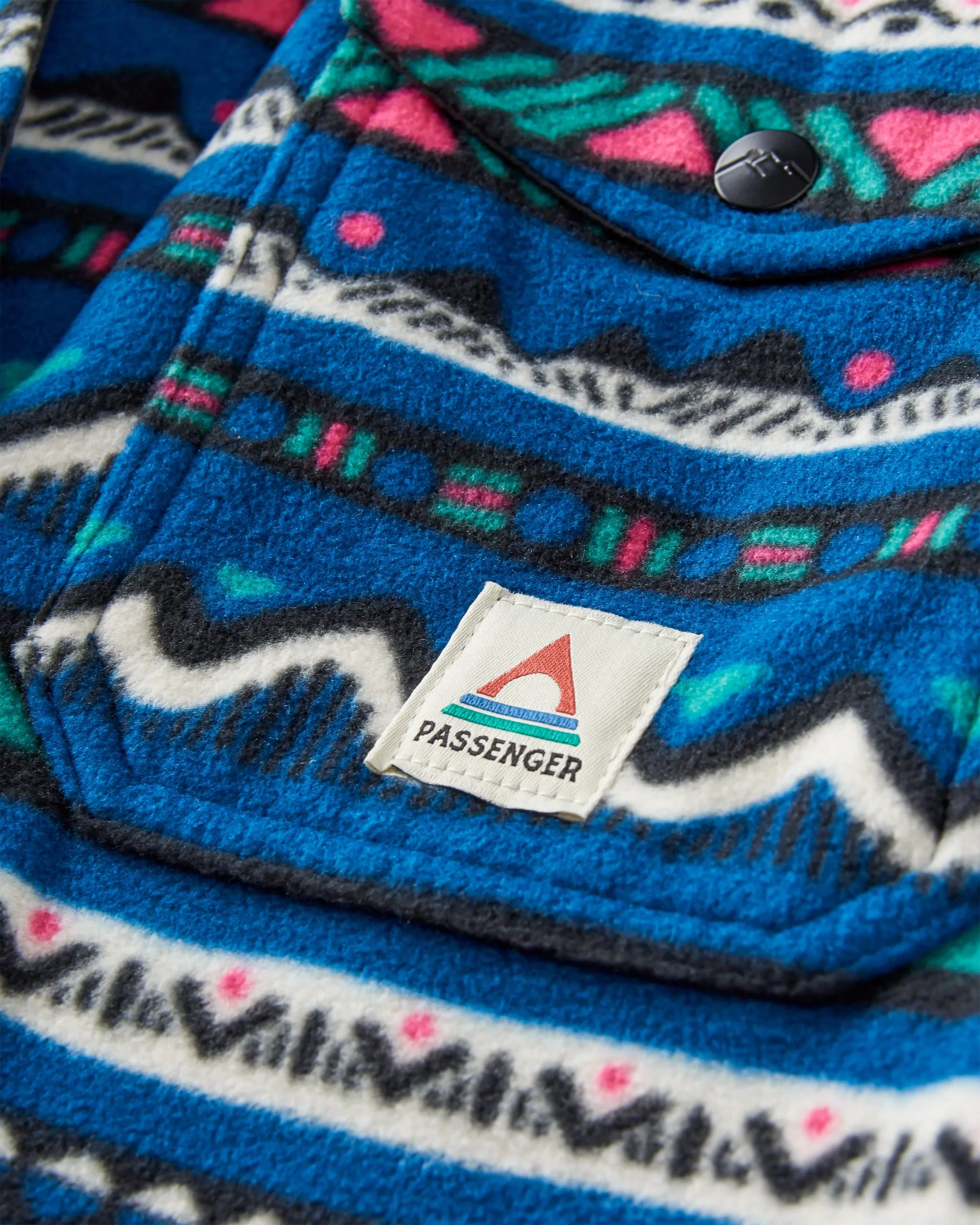 East Polar-Fleece-Hemd - Mountain Geo Gezeitenblau – Bild 9