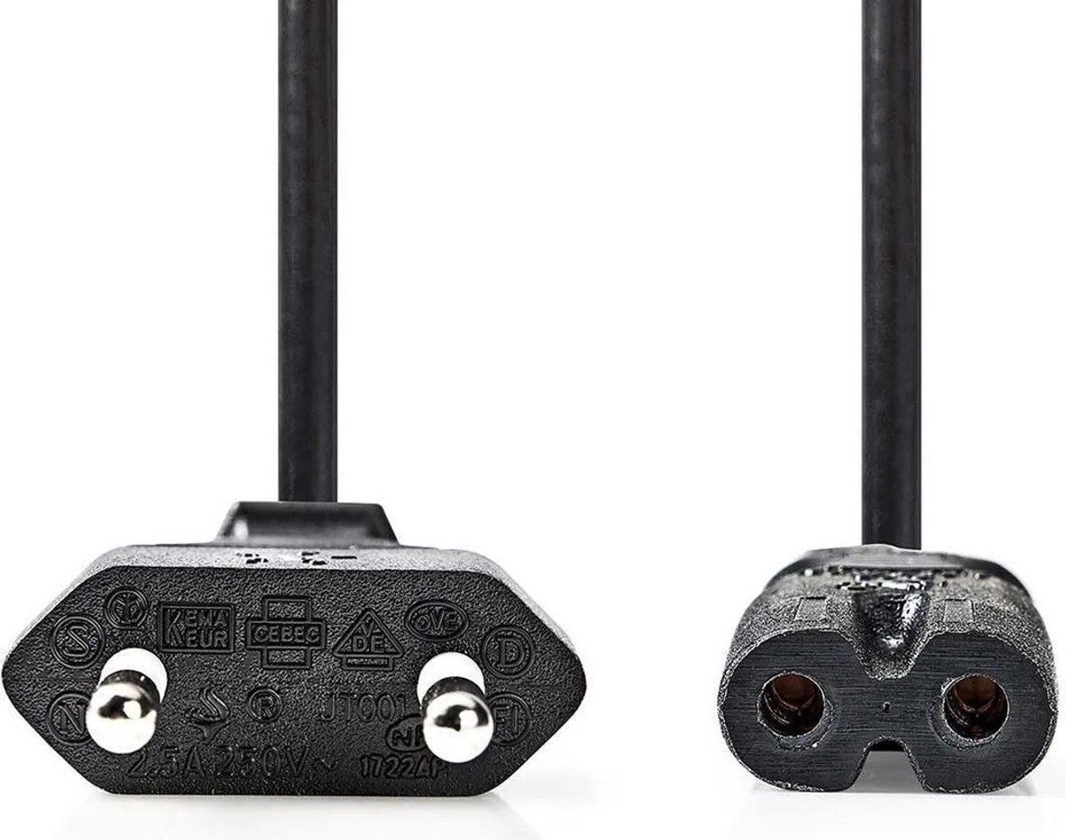 GO SOLID! Netzkabel kompatibel mit Denon DHT-S217 Soundbar – Bild 4