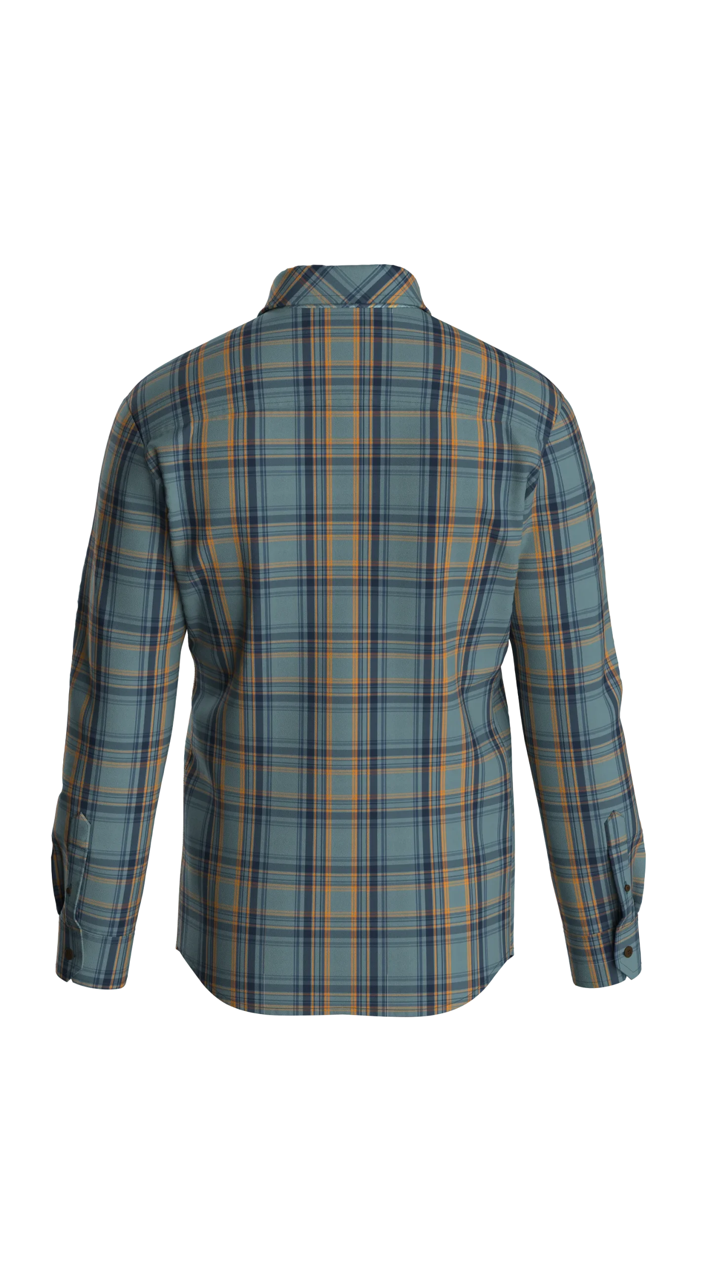 Backcountry leichtes kariertes Hemd - Arktisches Karomuster – Bild 9