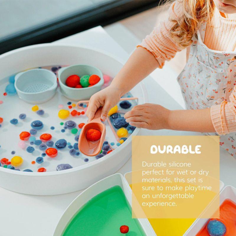 INSPIRE MY PLAY - Sensorikspielzeug Schaufel-Set Mini in Pastell – Bild 3