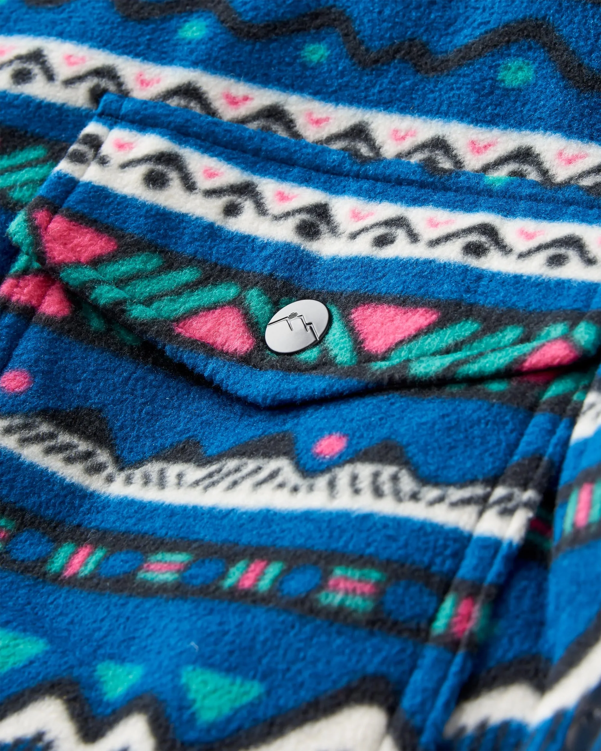 East Polar-Fleece-Hemd - Mountain Geo Gezeitenblau – Bild 8