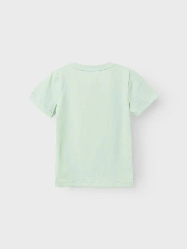 Name It Mini - T-Shirt NMMDANTE SEE YOU in Silt Green – Bild 4