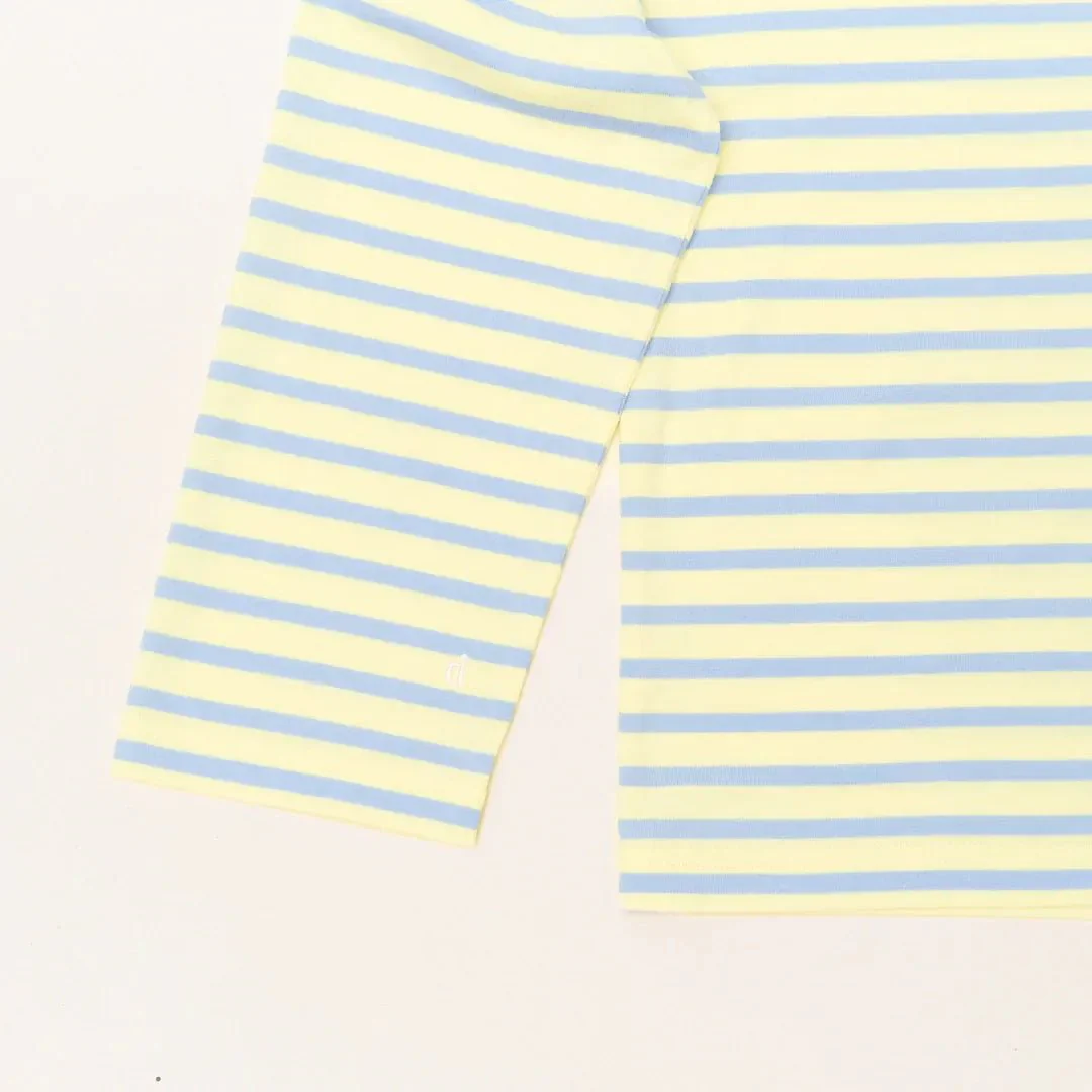 Langarmshirt Gestreift aus Bio-Baumwolle • Gelb/Hellblau – Bild 5