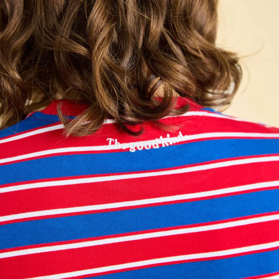 Langarmshirt Gestreift aus Bio-Baumwolle • Rot/Blau – Bild 7