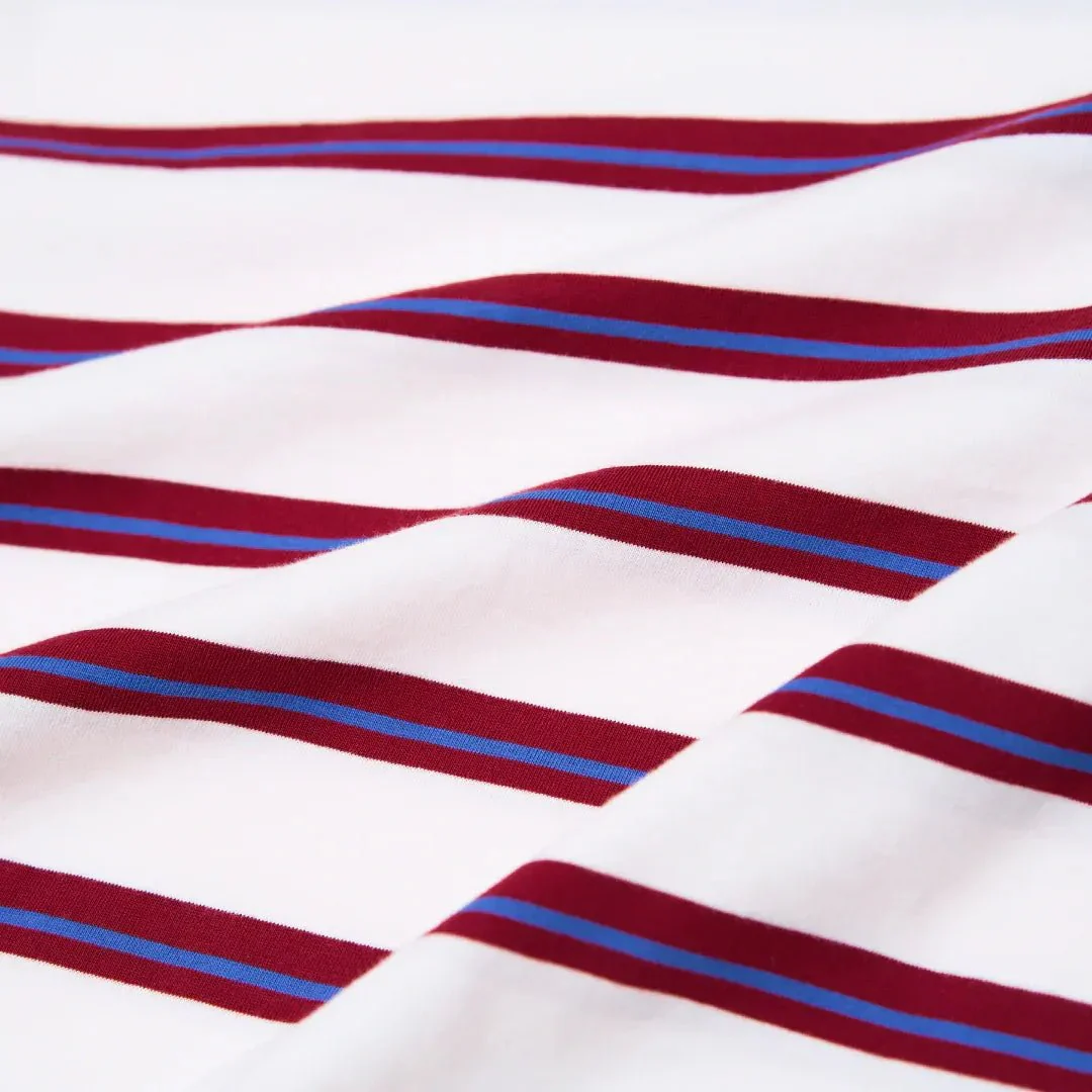 T-Shirt Gestreift aus Bio-Baumwolle • Königsblau/Rot – Bild 9