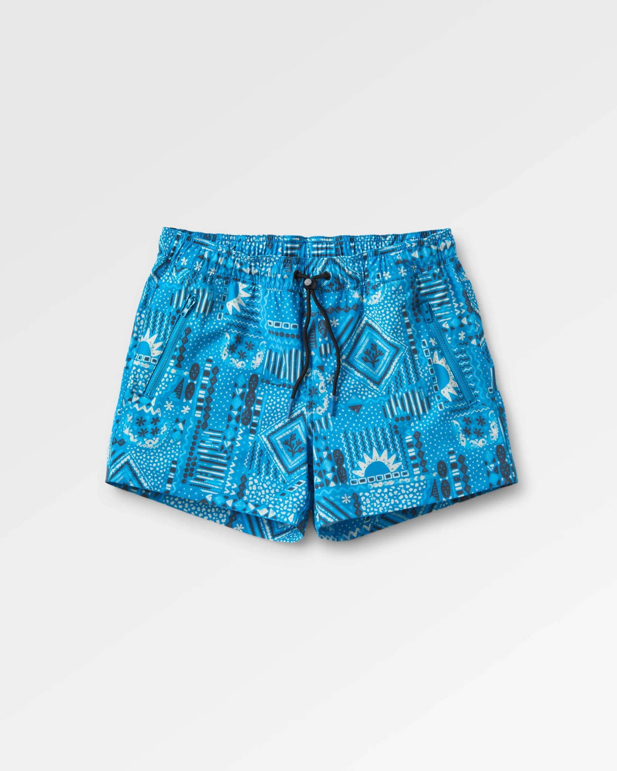 Way Out Allzweck-Shorts - Vintage Patchwork Blau Pool – Bild 3