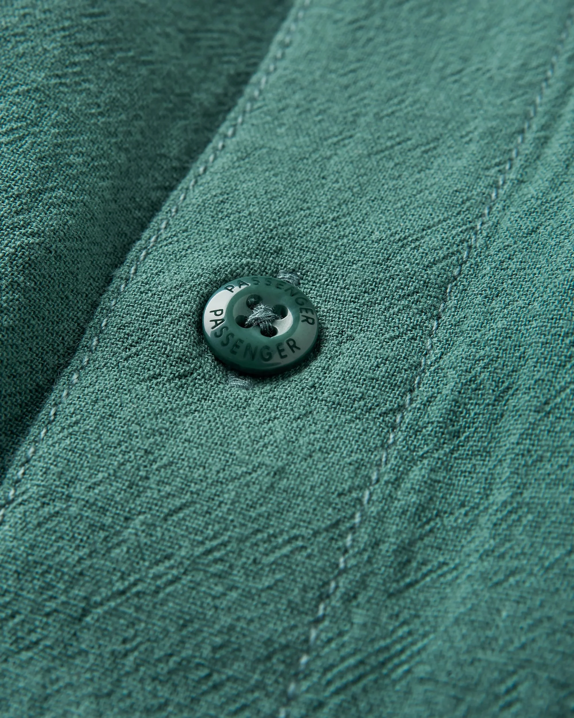 Arica Struktur Bio-Baumwollhemd - Tiefsee – Bild 7