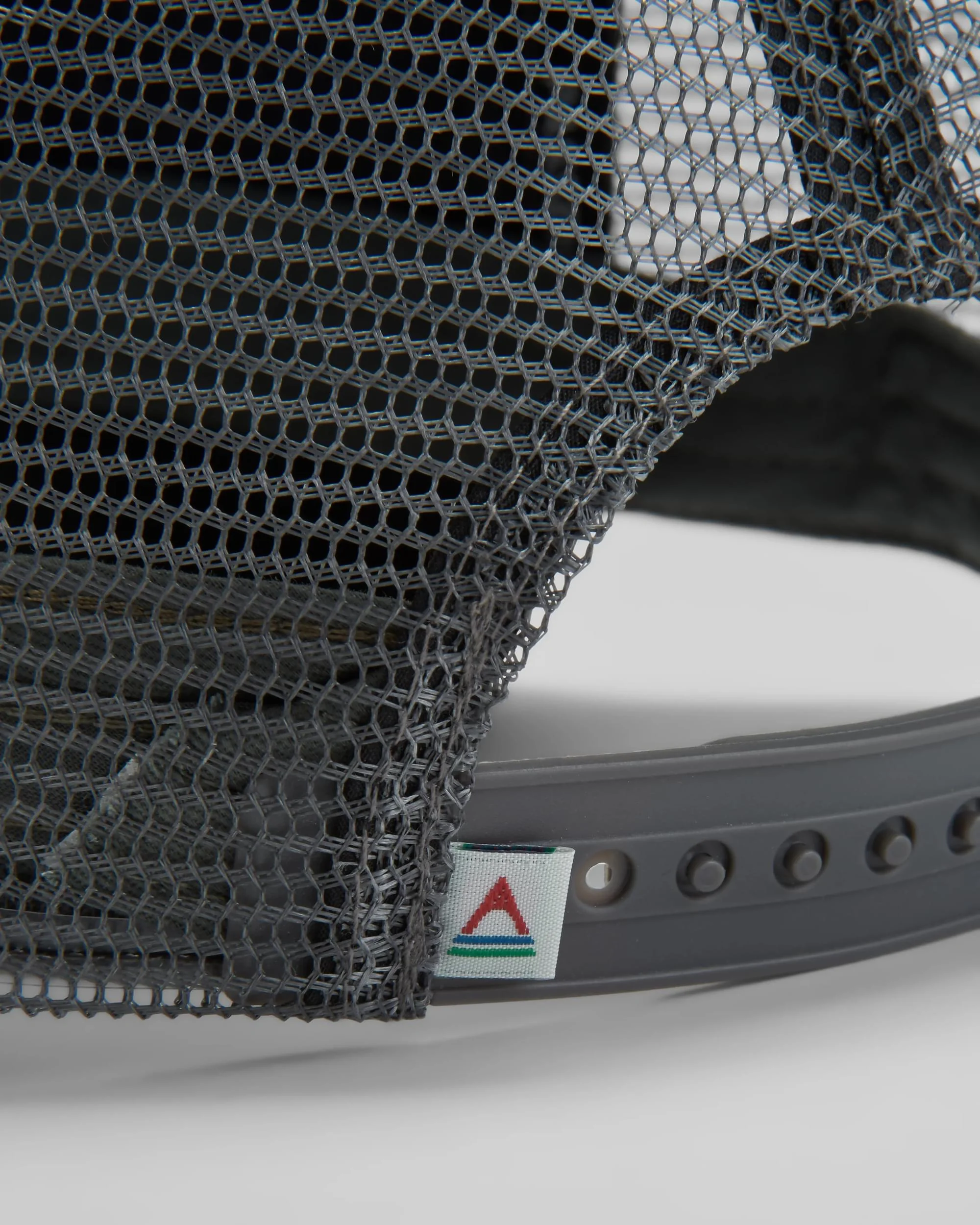 Heritage Netz Snapback Kappe - Sturmgrau / Schwarz – Bild 5